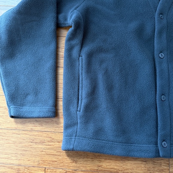 Uniqlo x Needles, Fleece Cardigan, Gray, Butterfly Logo, Medium - Picture 5 of 8